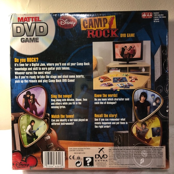 Disney Camp Rock DVD Mattel Board Game 2008 New - Picture 7 of 10